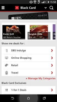 DBS Indulge android App screenshot 3